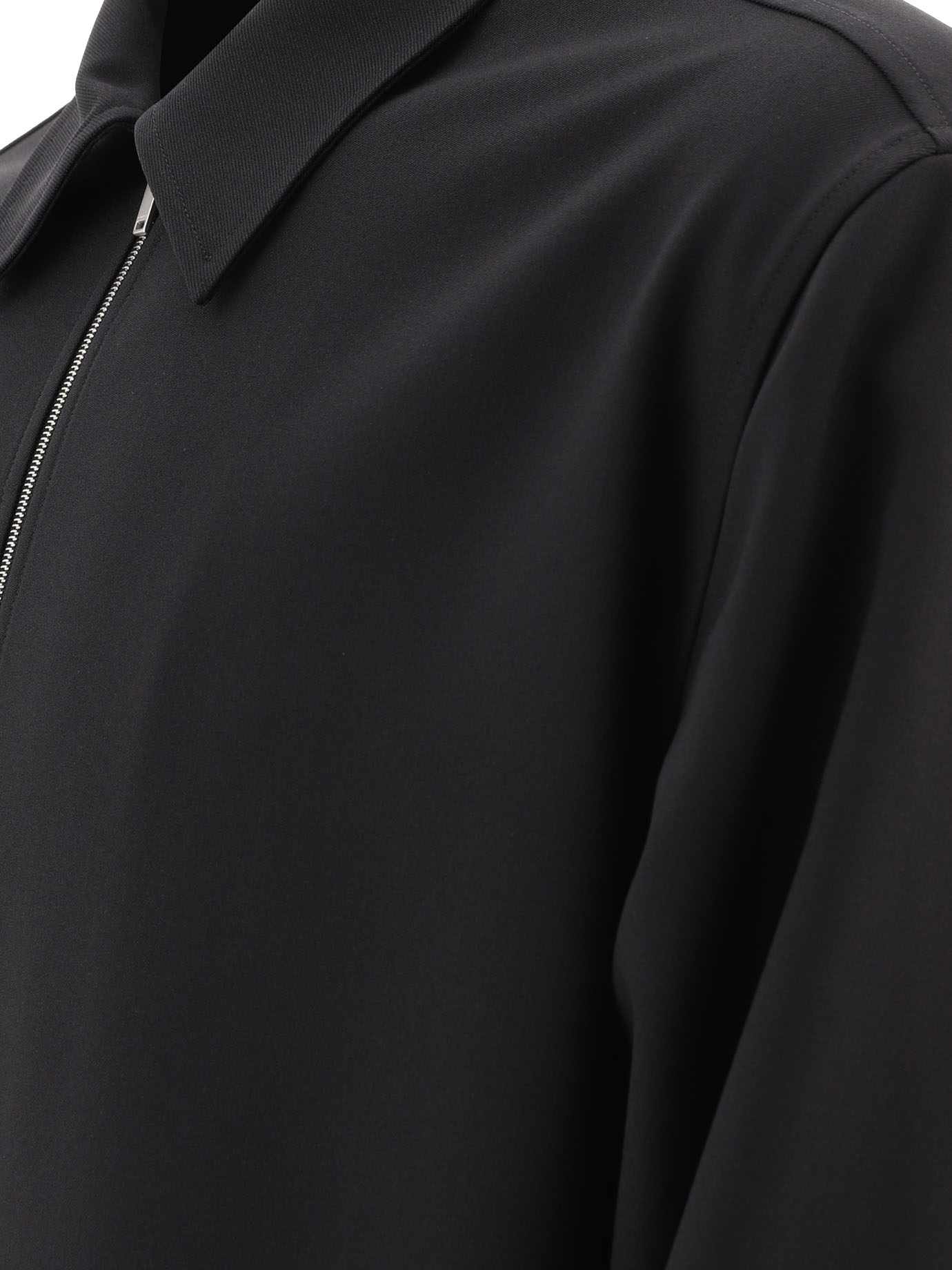 JIL SANDER Black   Shirt in polyester gabardine